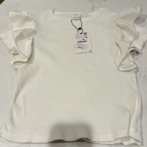 Zara Ruffle Top NWT